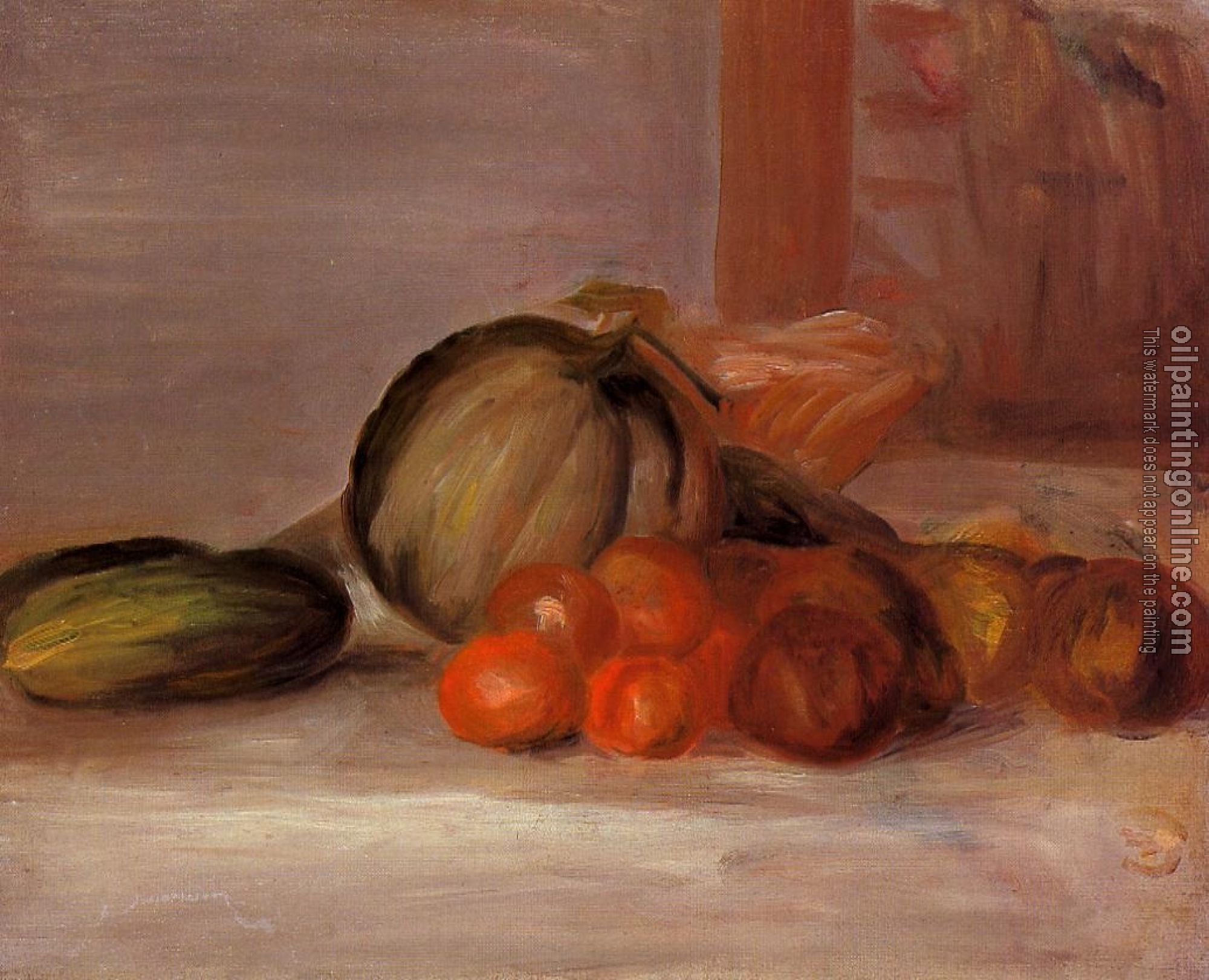 Renoir, Pierre Auguste - Still Life with Melon